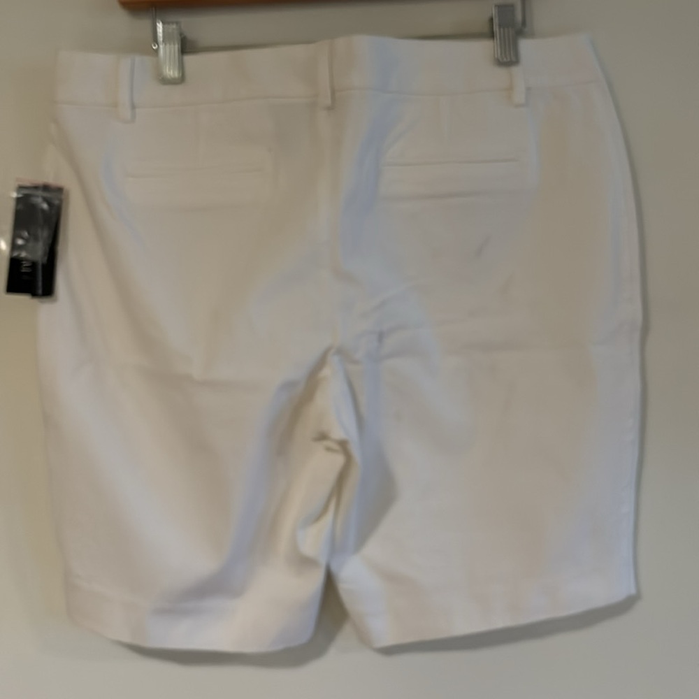 I.N.C. Bright White Shorts.  Brand New With Tags Size 14Petit